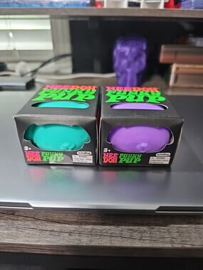 NeeDoh Funky PUP Nee Doh LOT OF 2